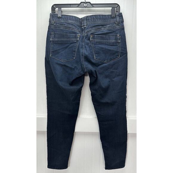 Democracy Ab Technology Skinny Ankle Jeans Womens 8 Midrise Stretch Blue Denim - Picture 2 of 12